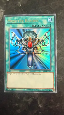 Yu-Gi-Oh Monster Reborn LOB-EN118 Ultra Rare 25th Anniversary - Image 1