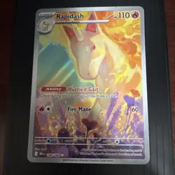 Pokemon Rapidash Sv10: Destined Rivals Illustration Rare Holo 189/182 HP110 - Image 1