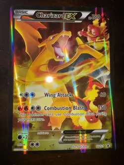 Charizard EX XY121 JUMBO Pokemon Card Black Star Promo Holo 2016 Full Art LP - Image 1