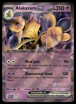 Pokemon TCG SV: Scarlet & Violet Promo Cards #050 Alakazam ex NM - Image 1