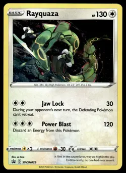Pokemon TCG SWSH: Sword & Shield Promo Cards #SWSH029 Rayquaza NM - Image 1