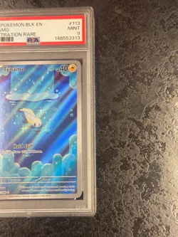 2025 POKEMON BLACK BOLT EN TYNAMO ILLUSTRATION RARE #113 MINT 💎 PSA 9 - Image 2