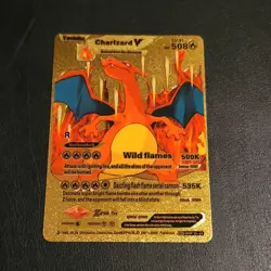 Pokemon Charizard V Gold Foil Full Art HP 508 R 508 - Image 1