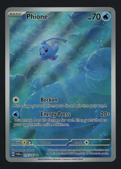 Phione 175/167 SV06: Twilight Masquerade Illustration Rare Pokemon TCG - Image 1