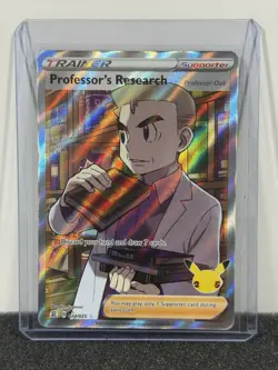 Pokemon - TCG - Professor's Research (Full Art) - Celebrations - 024/025 - Image 1
