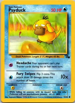 Psyduck - Fossil #53/62 Pokemon tcg - Image 1