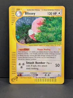 Blissey H06/H32 Aquapolis Holo Ultra Rare Pokemon TCG Nintendo e-reader MP - Image 1