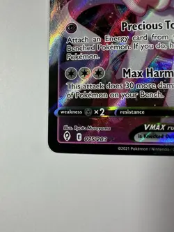 Pokemon Sylveon VMAX 075/203 – Evolving Skies – Ultra Rare Rapid Strike Holo - Image 3