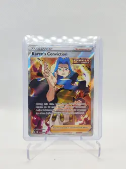 Karen's Conviction (Full Art) 193/198 SWSH06: Chilling Reign Ultra Rare NM - Image 1
