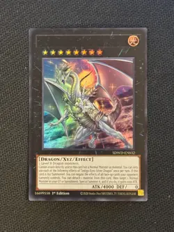 (misprint) Indigo-Eyes Silver Dragon SDWD-EN032 (NM) Ultra Rare 1st Ed. YuGiOh! - Image 2