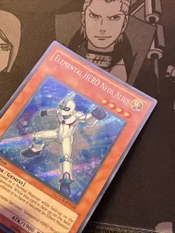 Elemental Hero Neos Alius LCGX-EN028 1st Edition Secret Rare LP - Image 4