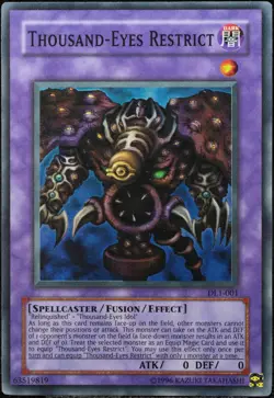 Yu-Gi-Oh! Thousand-Eyes Restrict DL1-001 Super Rare [GD-EX] | EN 2003 - Image 1