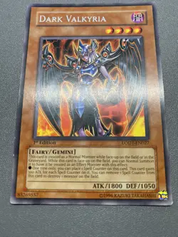 Yu-Gi-Oh! Dark Valkyria Rare 1st Edition LODT-EN027 HP - Image 1