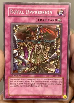 Yugioh Vintage 2003 Royal Oppression LOD-091 Rare 1st Ed NM w/Tracking - Image 2