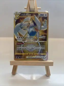 Lugia VSTAR - 211/195 - Silver Tempest - Pokemon TCG NM Card Gold Secret Rare - Image 1