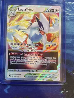 Pokemon TCG Lugia Vstar 139/195 Silver Tempest Ultra Rare NM - Image 1