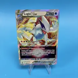 Pokemon TCG Lugia VSTAR Holo Silver Tempest 139/195 2022 Ultra Rare - Image 1
