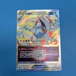 Pokemon TCG Lugia VSTAR Holo Silver Tempest 139/195 2022 Ultra Rare - Image 5