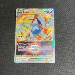 Pokemon TCG Lugia Vstar Silver Tempest 139/195 Holo Ultra Rare - NM - Image 1