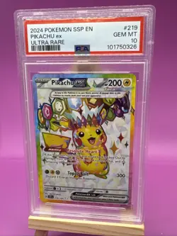 Pikachu Ex - 219/191 - PSA 10 - Ultra Rare - SV08: Surging Sparks - Pokemon TCG - Image 5