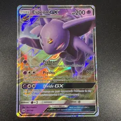 Pokemon TCG Espeon GX Holo Ultra Rare Card 2017 Sun & Moon Base Set 61/149 - Image 1