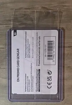Pokemon TCG Gengar 050/088 Stamped Gamestop Promo Card. Big Star And Swirl. - Image 2