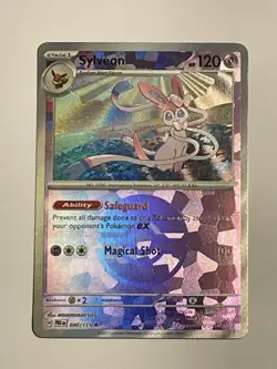 SV: Prismatic Evolutions Sylveon (Poke Ball Pattern) #040/131 Holo Pokemon Card - Image 1