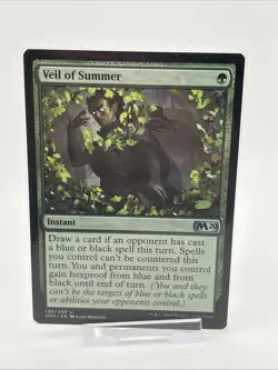 Veil of Summer x1 LP - Core Set 2020 [M20]- Magic the Gathering MtG - Image 1