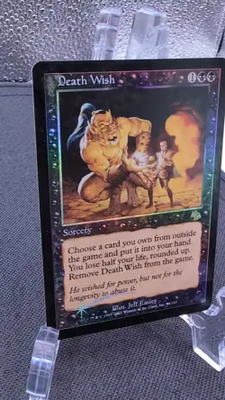 Magic the Gathering MTG Death Wish Judgment Foil - Image 2