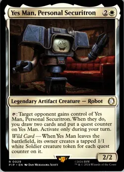 Yes Man, Personal Securitron NM MTG Magic the Gathering - Image 1