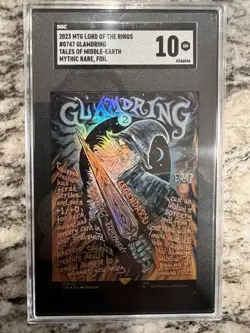 2023 Magic the gathering Lord of the Rings Glamdring Mythic Rare poster Foil - Image 1