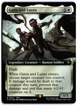 Gatta and Luzzu (Extended Art) FOIL NM FIC Commander: FINAL FANTASY MTG - Image 1