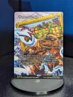 Plague of Vermin (Borderless) 0007 Regular PZA MTG NM/M - Image 1