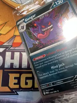 Gengar #050/088 EB Games Promo English SEALED Pokemon TCG Promo *DOUBLE SWIRL* - Image 3