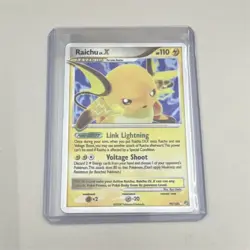 Pokemon Raichu LV.X Stormfront Ultra Rare Holo 99/100 Level Up 2008 TCG Card - Image 1