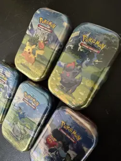 Pokemon Mega Evolution—Ascended Heroes Mini Tin Lot 5 Tins - Image 5