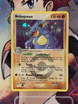 Nidoqueen 9/112 Reverse Holo EX FireRed & LeafGreen Vintage Pokemon TCG - LP - Image 1