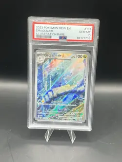 2023 Pokemon Scarlet Violet 151 181/165 Dragonair Illustration Rare PSA 10 Grade - Image 1