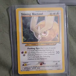 Pokemon Shining Noctowl 110/105 Neo Destiny Holo Secret Rare 60 HP 30 Attack - Image 1