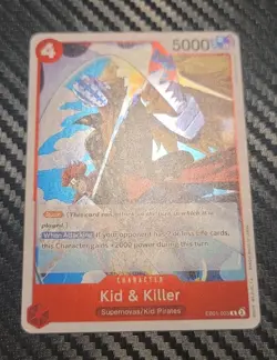One Piece Card Game TCG Kid and Killer EB01-003 NM - Image 3