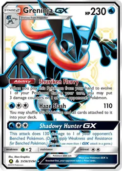 Pokemon Hidden Fates Shiny Vault Greninja GX SV56/SV94 NEAR MINT NM - Image 1