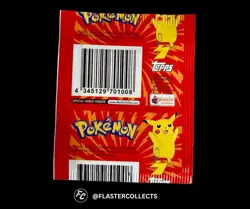 1999 Pokemon Topps Merlin Sealed Sticker Booster Pack Vintage - 1 x Pack - Image 2