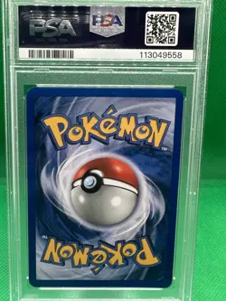 2000 Pokemon Game Charizard Holo Base II #4 PSA 8 NM-MT - Image 4