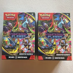 Pokemon Mega Evolution Phantasmal Flames Booster Bundle Sealed Lot Of 2 - Image 1