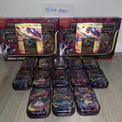 Pokemon - 13x Mega Evolution Mini Tins - 2x Mega Latias ex box✅| Factory Sealed✅ - Image 1