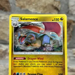 Pokemon - Salamence - Sun & Moon - Cosmos Holo Rare - Promo SM140 - NM - Image 2