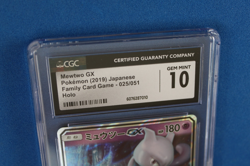 2019 POKEMON JAPANESE MEWTWO GX HOLO CGC 10 - Image 2