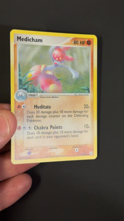 Medicham 10/101 EX Hidden Legends Pokemon TCG Holo NM with SWIRL!!! - Image 2