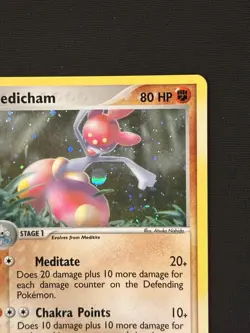 Medicham 10/101 EX Hidden Legends Pokemon TCG Holo NM with SWIRL!!! - Image 3