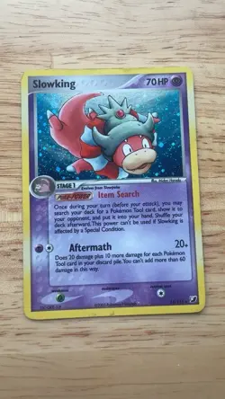 Slowing 14/115 Unseen Forces Reverse Holo Pokeball Stamped Vintage Pokemon TCG - Image 1